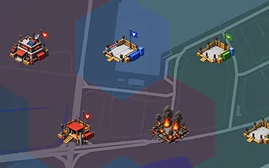 Захват территорий WAR STRIKE